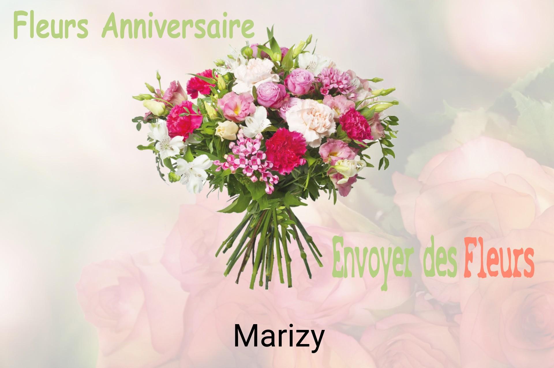 Bouquet de fleurs d’anniversaire livré à Marizy